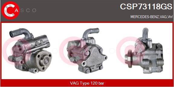 Casco CSP73118GS - Hydraulic Pump, steering system autospares.lv