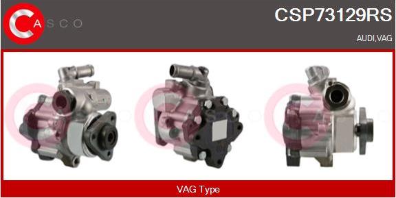 Casco CSP73129RS - Hydraulic Pump, steering system autospares.lv