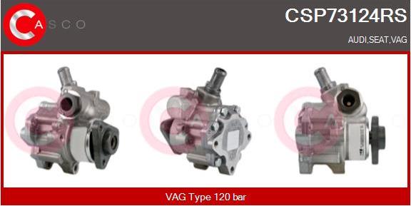 Casco CSP73124RS - Hydraulic Pump, steering system autospares.lv