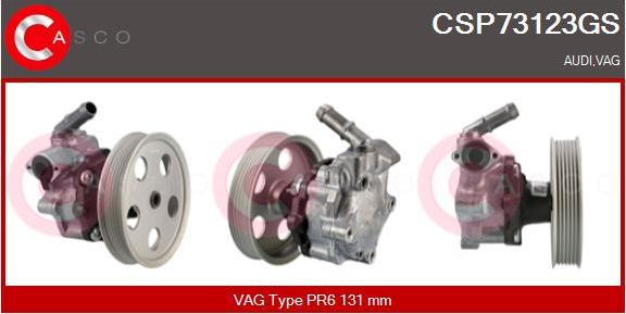 Casco CSP73123GS - Hydraulic Pump, steering system autospares.lv