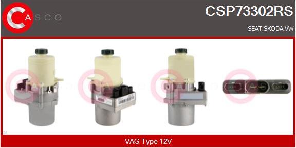 Casco CSP73302RS - Hydraulic Pump, steering system autospares.lv