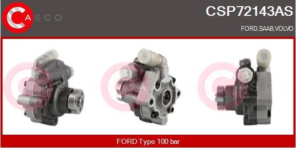 Casco CSP72143AS - Hydraulic Pump, steering system autospares.lv