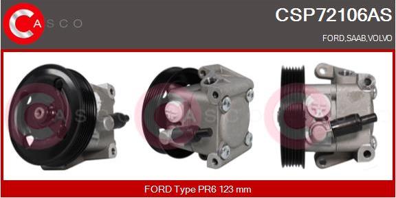 Casco CSP72106AS - Hydraulic Pump, steering system autospares.lv