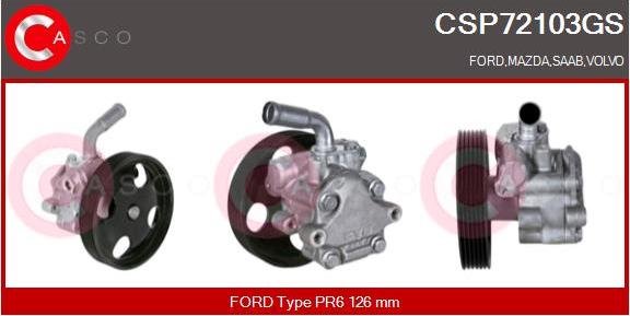 Casco CSP72103GS - Hydraulic Pump, steering system autospares.lv