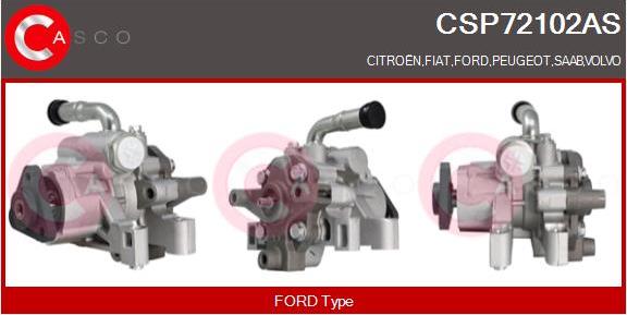 Casco CSP72102AS - Hydraulic Pump, steering system autospares.lv