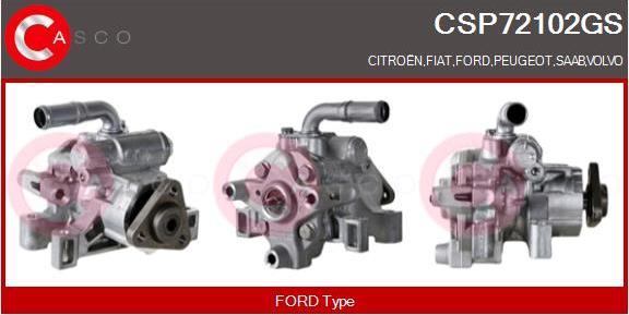 Casco CSP72102GS - Hydraulic Pump, steering system autospares.lv