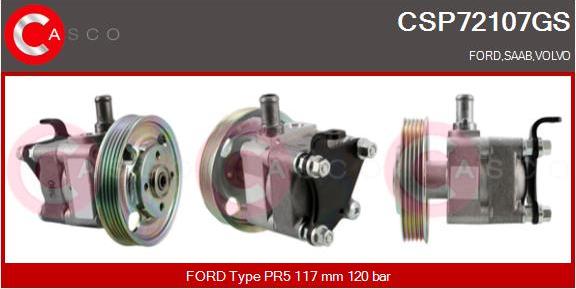 Casco CSP72107GS - Hydraulic Pump, steering system autospares.lv
