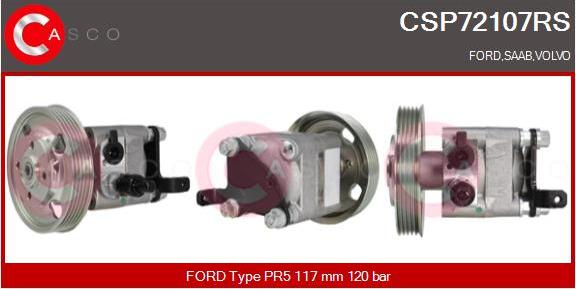 Casco CSP72107RS - Hydraulic Pump, steering system autospares.lv