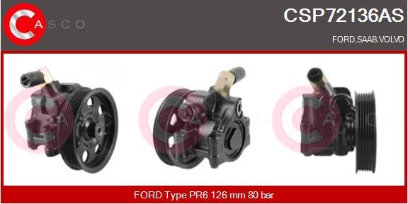 Casco CSP72136AS - Hydraulic Pump, steering system autospares.lv