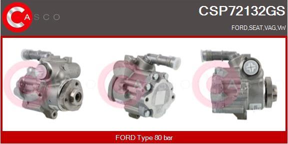 Casco CSP72132GS - Hydraulic Pump, steering system autospares.lv