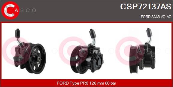 Casco CSP72137AS - Hydraulic Pump, steering system autospares.lv