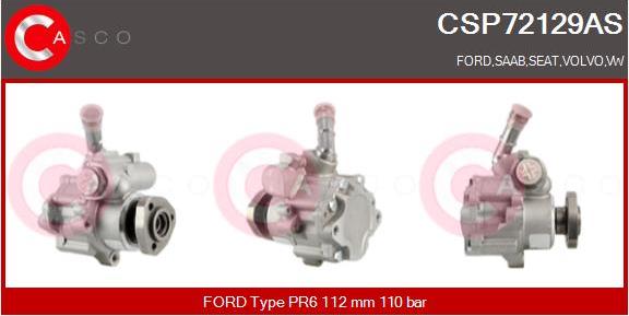 Casco CSP72129AS - Hydraulic Pump, steering system autospares.lv