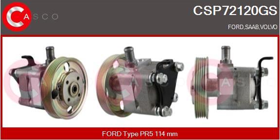 Casco CSP72120GS - Hydraulic Pump, steering system autospares.lv