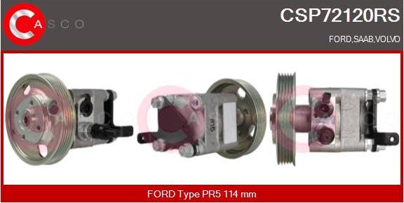 Casco CSP72120RS - Hydraulic Pump, steering system autospares.lv