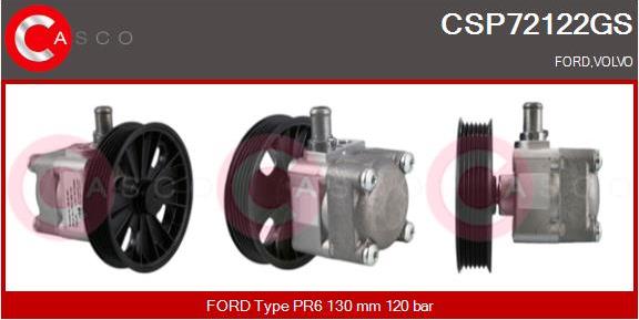 Casco CSP72122GS - Hydraulic Pump, steering system autospares.lv