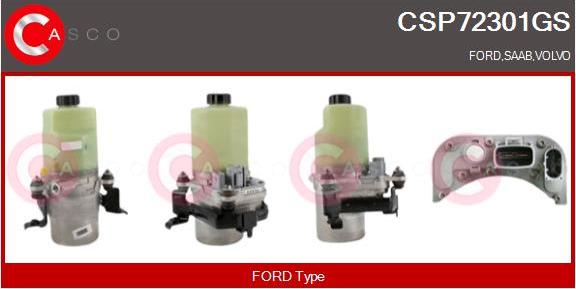 Casco CSP72301GS - Hydraulic Pump, steering system autospares.lv