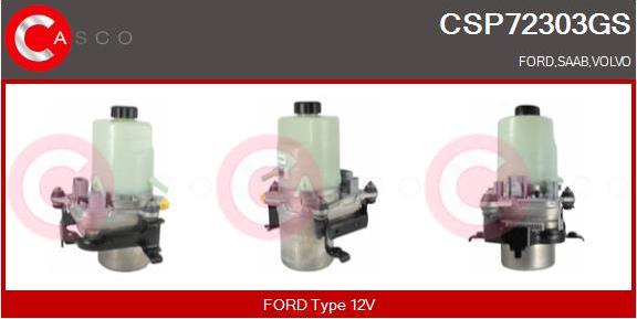 Casco CSP72303GS - Hydraulic Pump, steering system autospares.lv