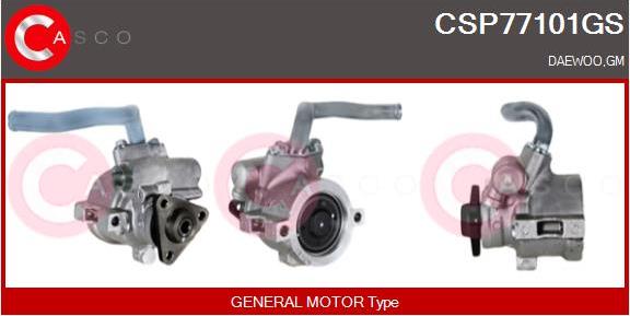 Casco CSP77101GS - Hydraulic Pump, steering system autospares.lv