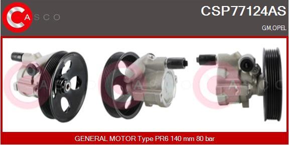 Casco CSP77124AS - Hydraulic Pump, steering system autospares.lv