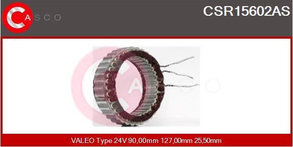 Casco CSR15602AS - Stator, alternator autospares.lv