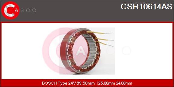 Casco CSR10614AS - Stator, alternator autospares.lv