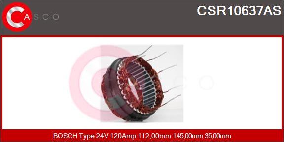 Casco CSR10637AS - Stator, alternator autospares.lv