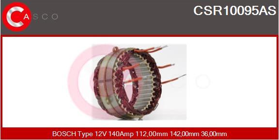 Casco CSR10095AS - Stator, alternator autospares.lv