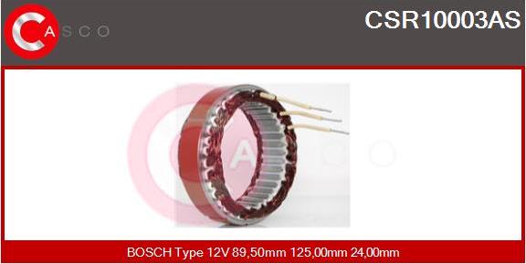 Casco CSR10003AS - Stator, alternator autospares.lv