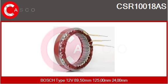 Casco CSR10018AS - Stator, alternator autospares.lv