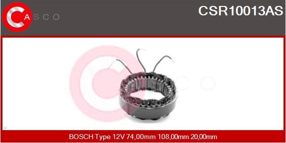 Casco CSR10013AS - Stator, alternator autospares.lv