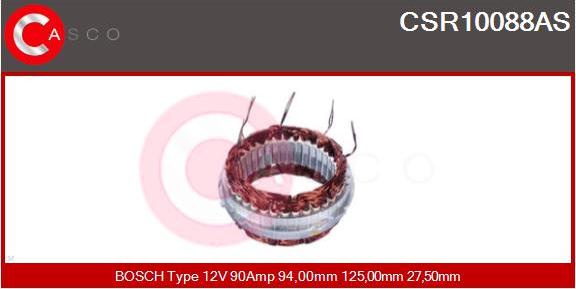 Casco CSR10088AS - Stator, alternator autospares.lv