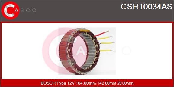 Casco CSR10034AS - Stator, alternator autospares.lv