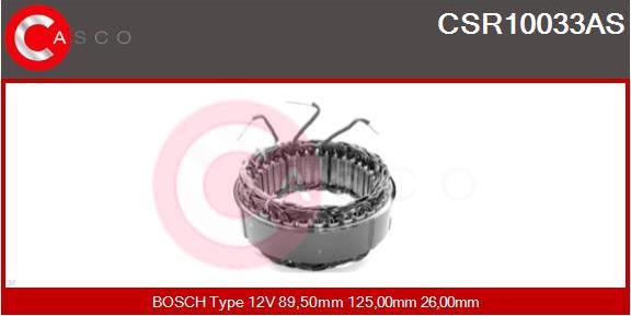 Casco CSR10033AS - Stator, alternator autospares.lv
