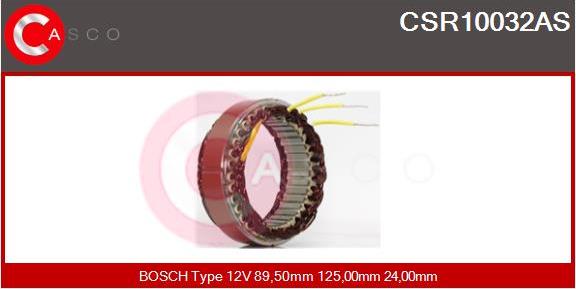 Casco CSR10032AS - Stator, alternator autospares.lv