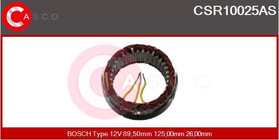 Casco CSR10025AS - Stator, alternator autospares.lv