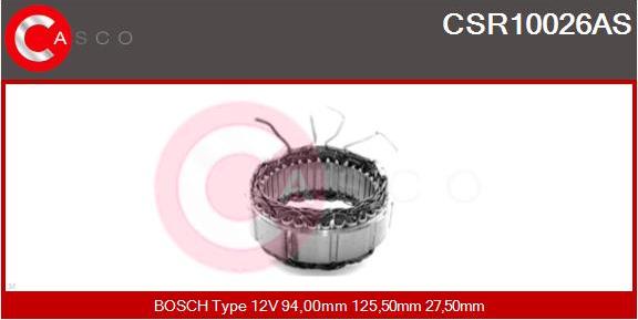 Casco CSR10026AS - Stator, alternator autospares.lv