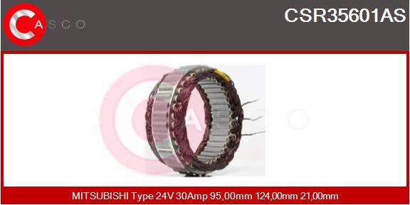 Casco CSR35601AS - Stator, alternator autospares.lv