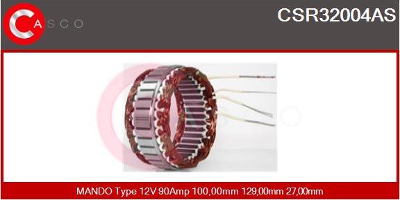Casco CSR32004AS - Stator, alternator autospares.lv