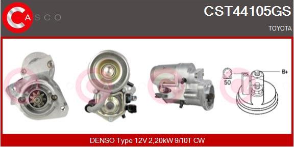 Casco CST44105GS - Starter autospares.lv