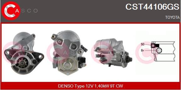 Casco CST44106GS - Starter autospares.lv