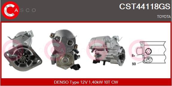 Casco CST44118GS - Starter autospares.lv