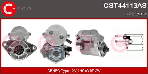 Casco CST44113AS - Starter autospares.lv