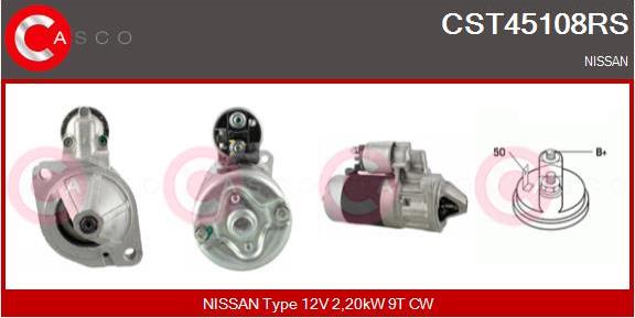 Casco CST45108RS - Starter autospares.lv