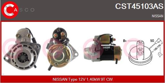 Casco CST45103AS - Starter autospares.lv