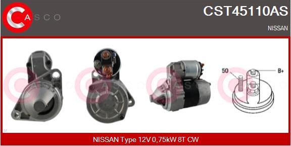 Casco CST45110AS - Starter autospares.lv