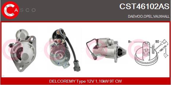 Casco CST46102AS - Starter autospares.lv