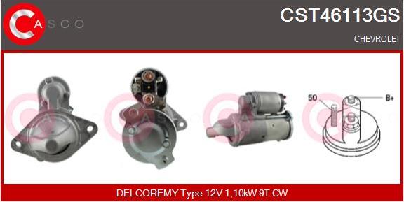 Casco CST46113GS - Starter autospares.lv