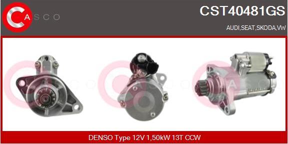 Casco CST40481GS - Starter autospares.lv