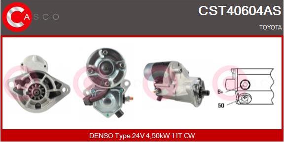 Casco CST40604AS - Starter autospares.lv