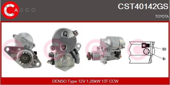 Casco CST40142GS - Starter autospares.lv